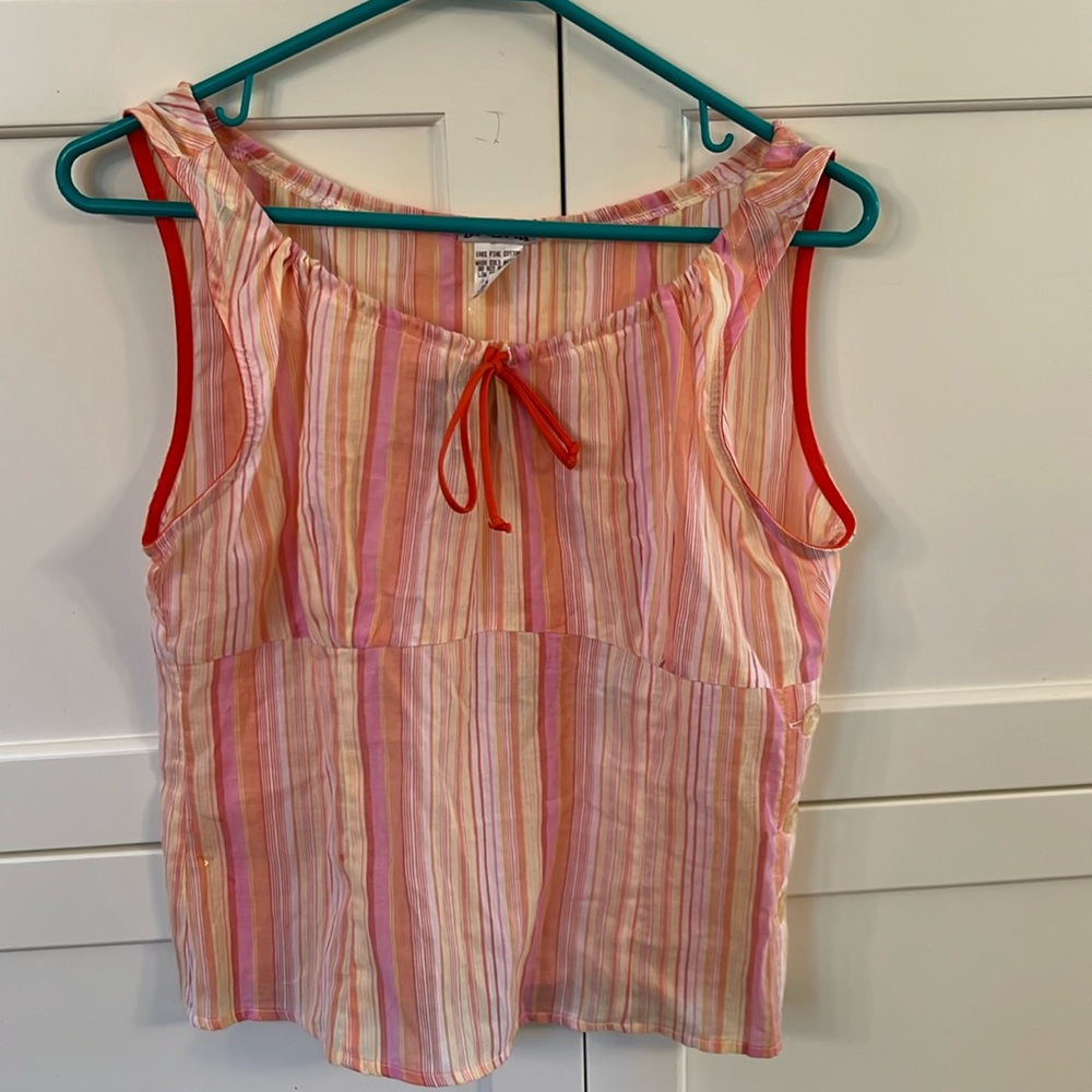 Bedhead pajama top. Corset. Cutest buttons on side. Corset. Thin material